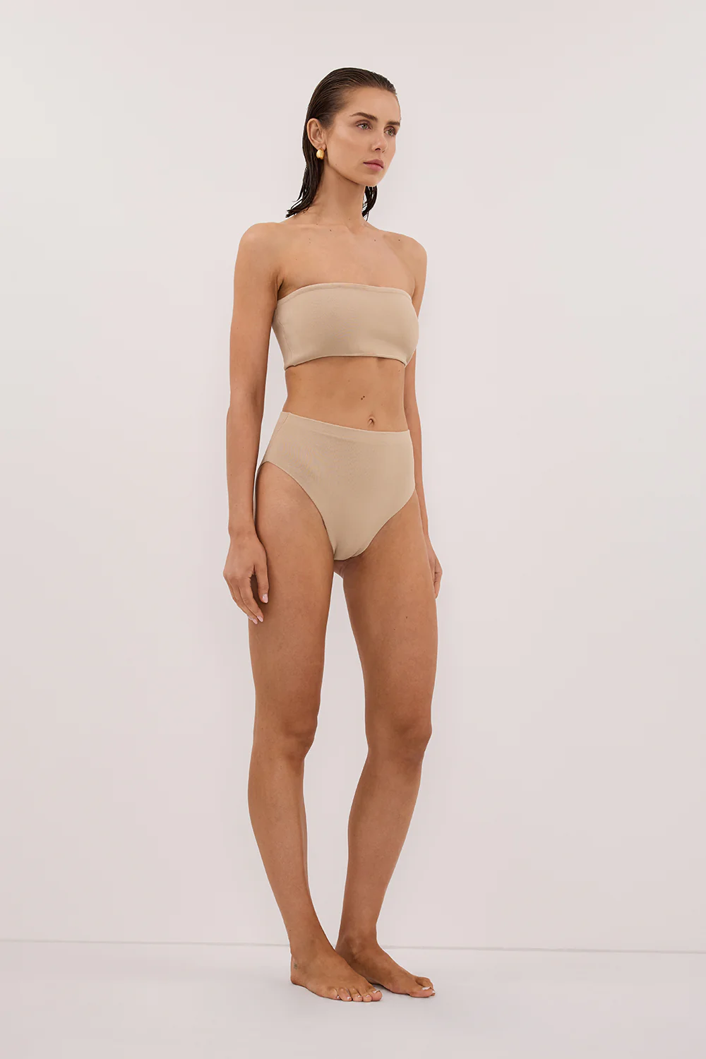 BASE BEIGE HIGH WAIST BRIEF - Image 3
