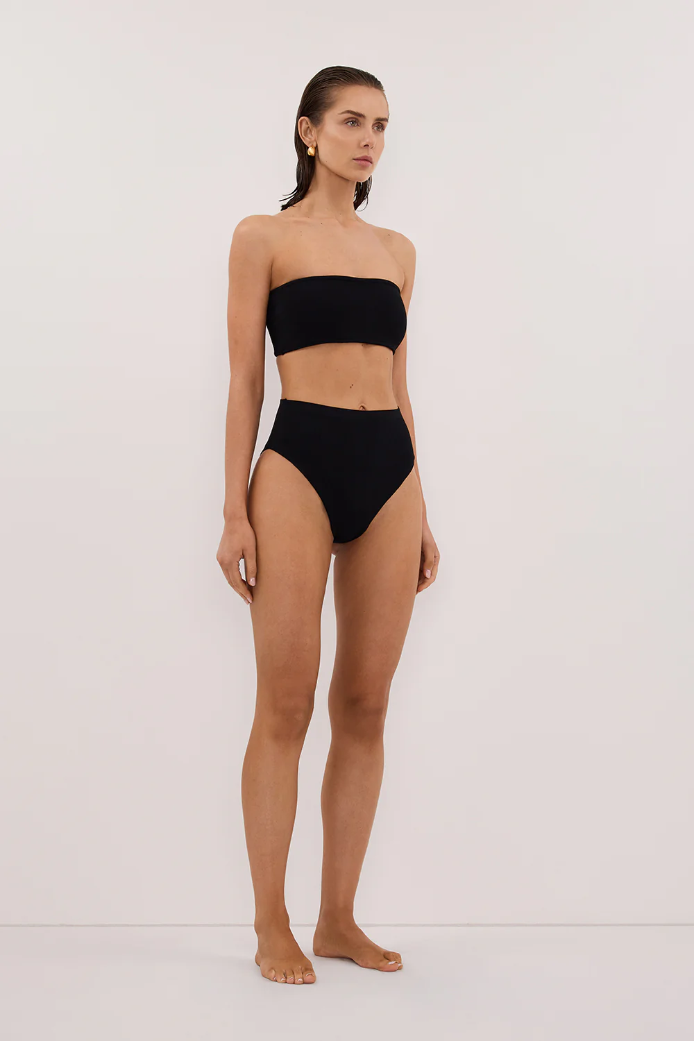 BASE BLACK HIGH WAIST BRIEF - Image 3