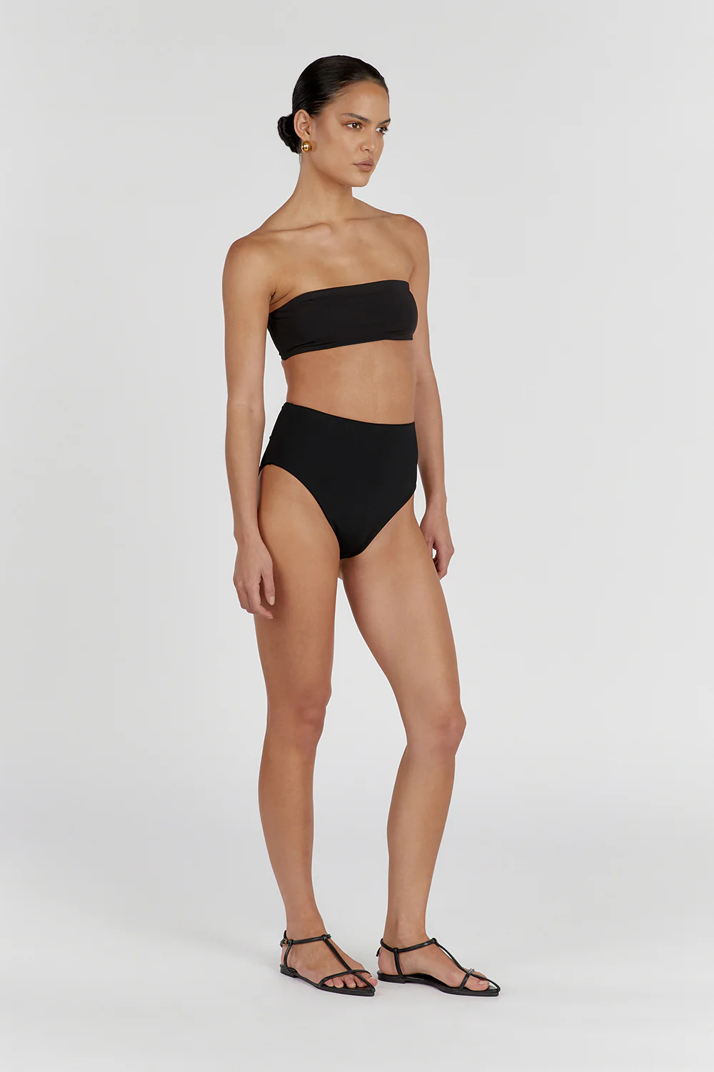 CALLIE BLACK HIGH WAISTED BRIEF - Image 3
