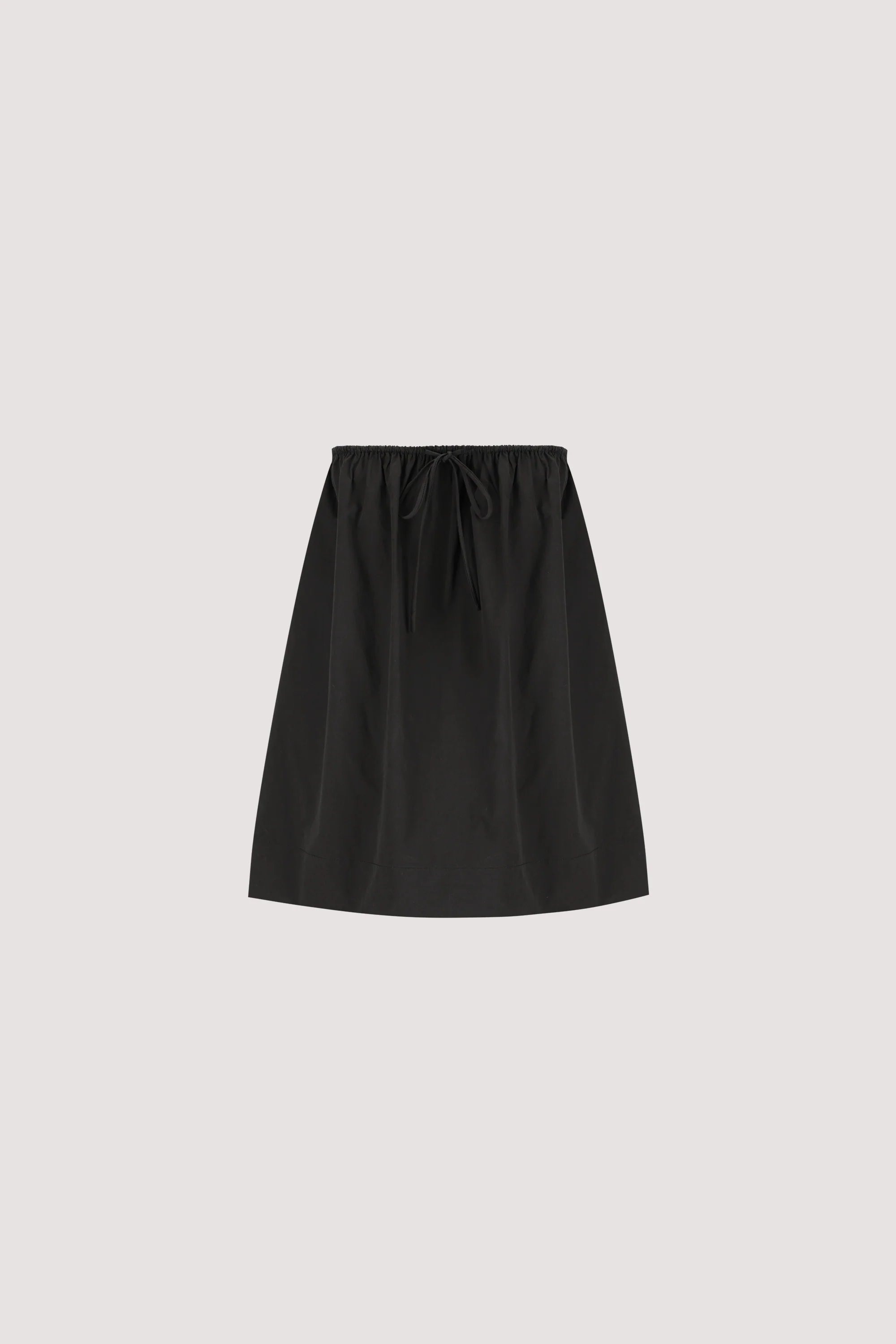 SOMMER BLACK STRAPLESS POPLIN TOP - Image 6