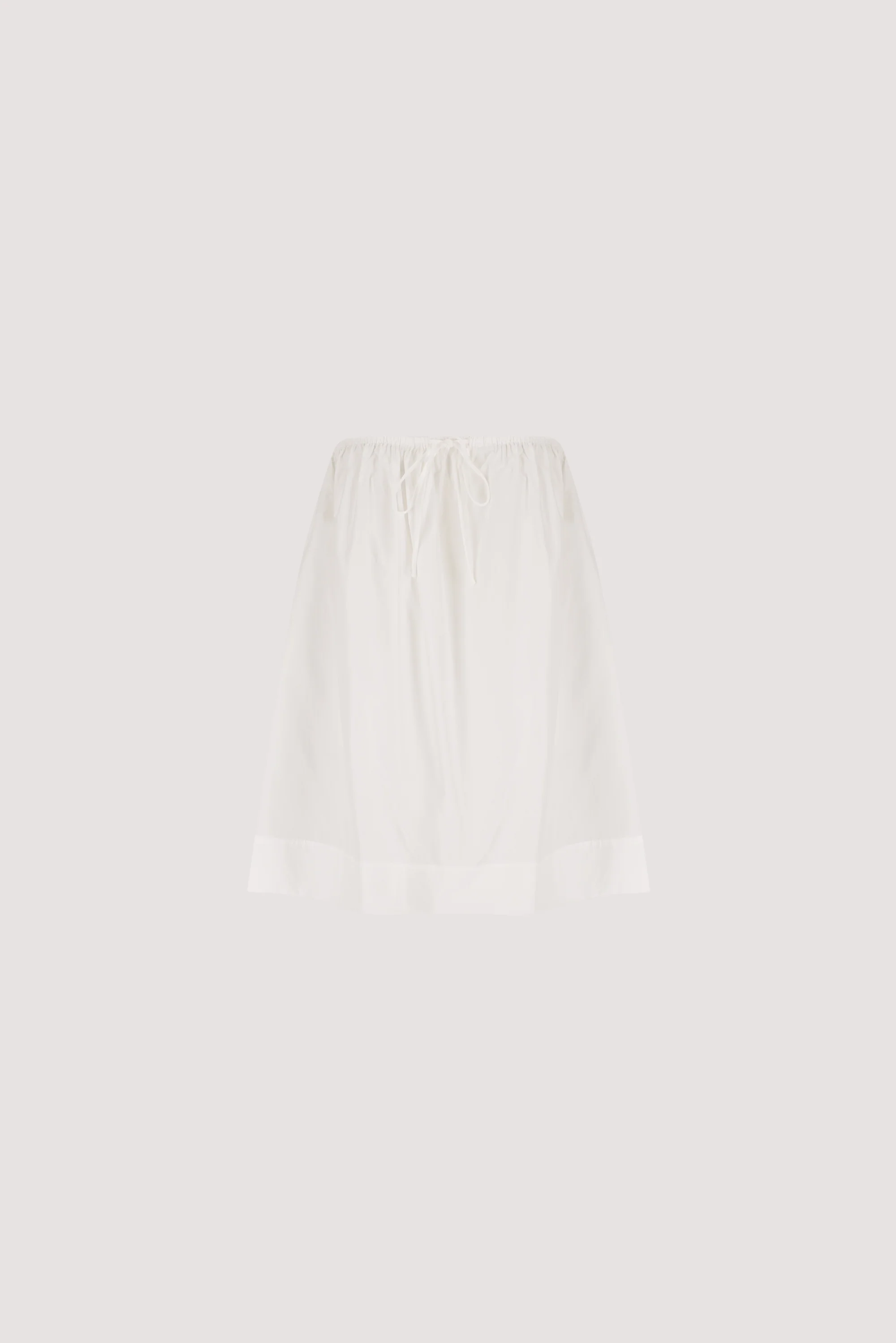 SOMMER WHITE STRAPLESS POPLIN TOP - Image 6